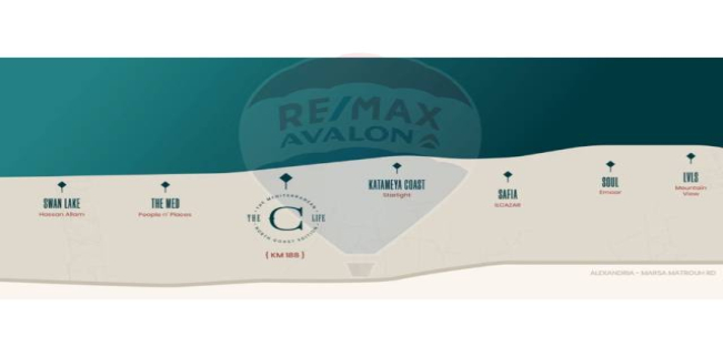 شاليه للبيع فى العلمين - مركز العلمين - مطروح