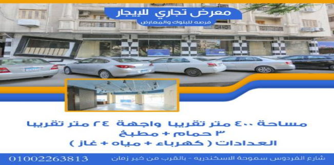 Store For Rent In Smoha - Qism Sidi Gabir - Alexandria