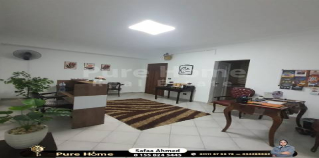 مكتب للإيجار فى سموحة - قسم سيدى جابر - الإسكندرية